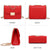 Push Lock Lightweight Vegan Leather Crossbody Bag With Chain Strap By Dasein - Dasein Bags