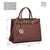 Women Satchel Purses Handbags Belted Top-handle Work Tote Shoulder l Dasein - Dasein Bags