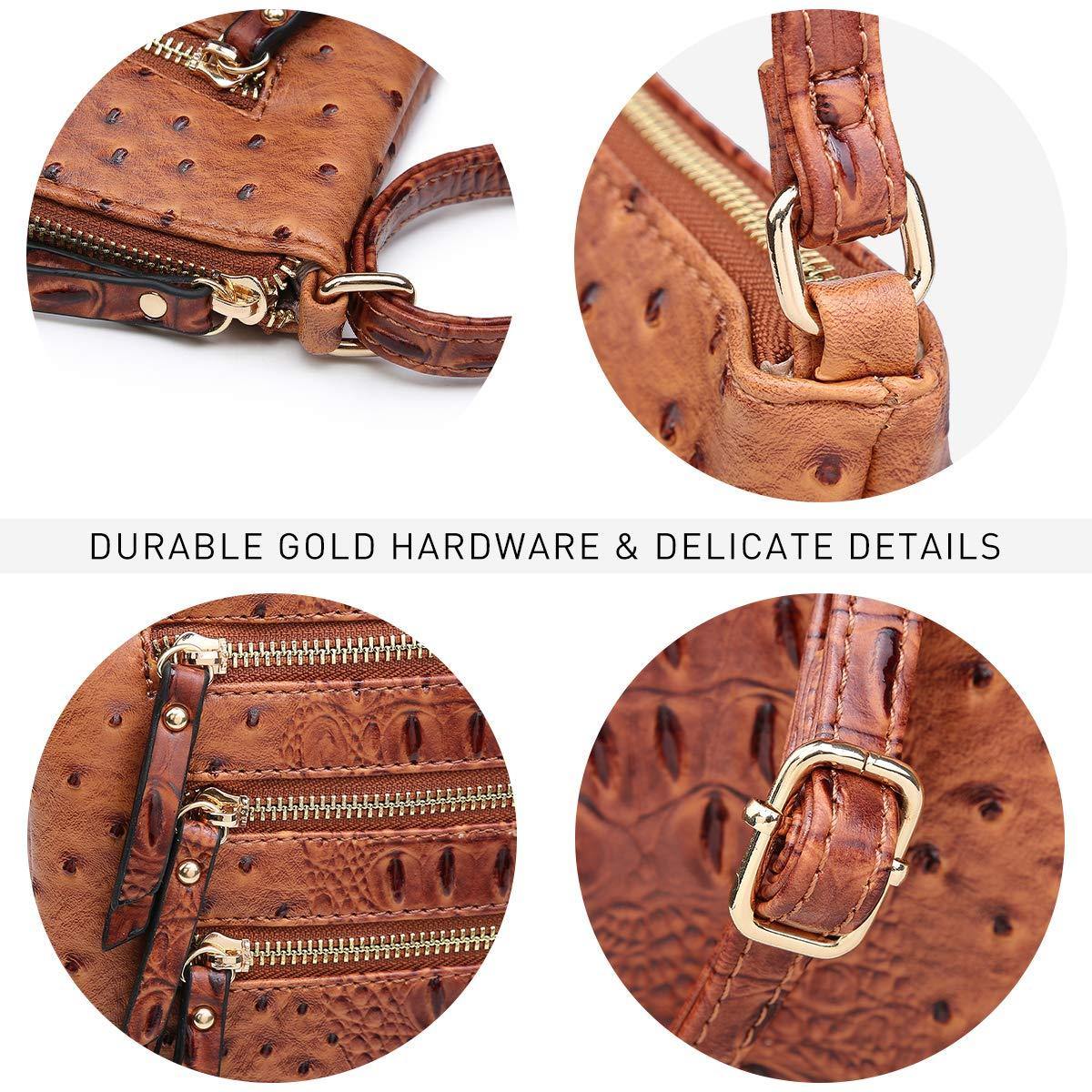 Women Lightweight Functional Multi Pocket Crossbody Bag l Dasein - Dasein Bags