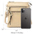 Lightweight Functional Multi Pocket Vegan Leather Shoulder Crossbody Bag l Dasein - Dasein Bags