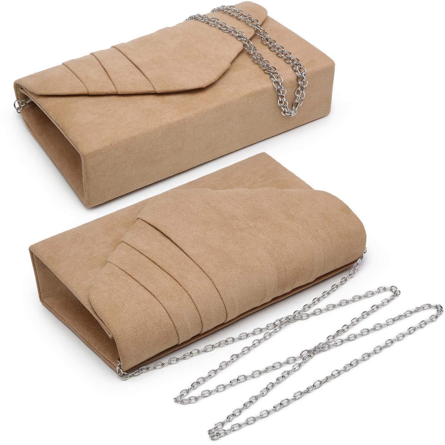 Dasein Women's Evening Bag Pleated Envelope Clutch l Dasein - Dasein Bags