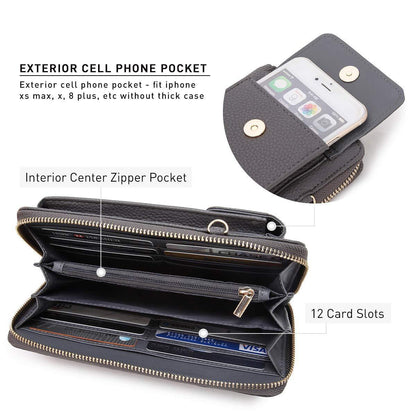 Fashion Small Size Cellphone Wristlet Crossbody Bag - Dasein Bags