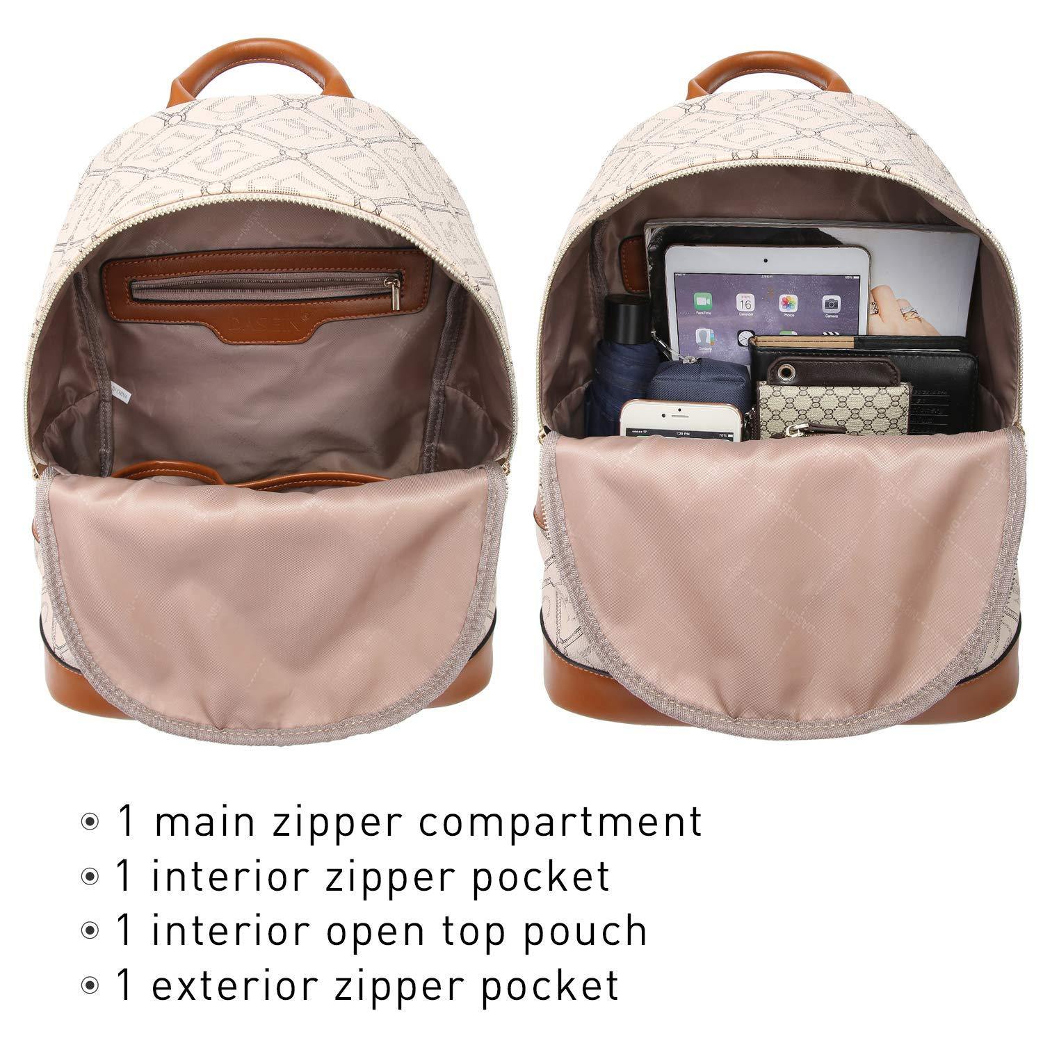 Fashion Casual Women Backpack with Matching Wristlet 2Pcs Set l Dasein - Dasein Bags