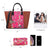 Fashion Stitching Color Large Tote Bag with Matching Wallet l Dasein - Dasein Bags