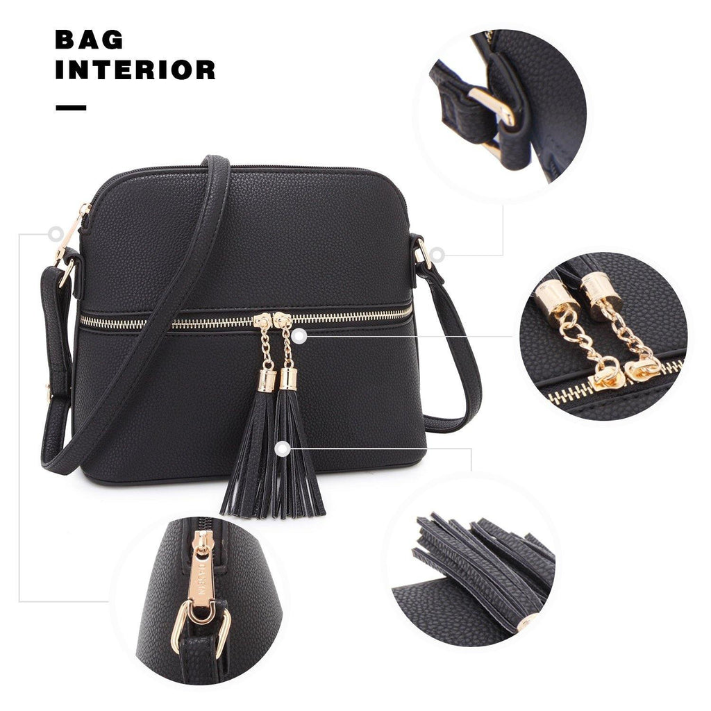 Tassel Crossbody Bag - Dasein Bags
