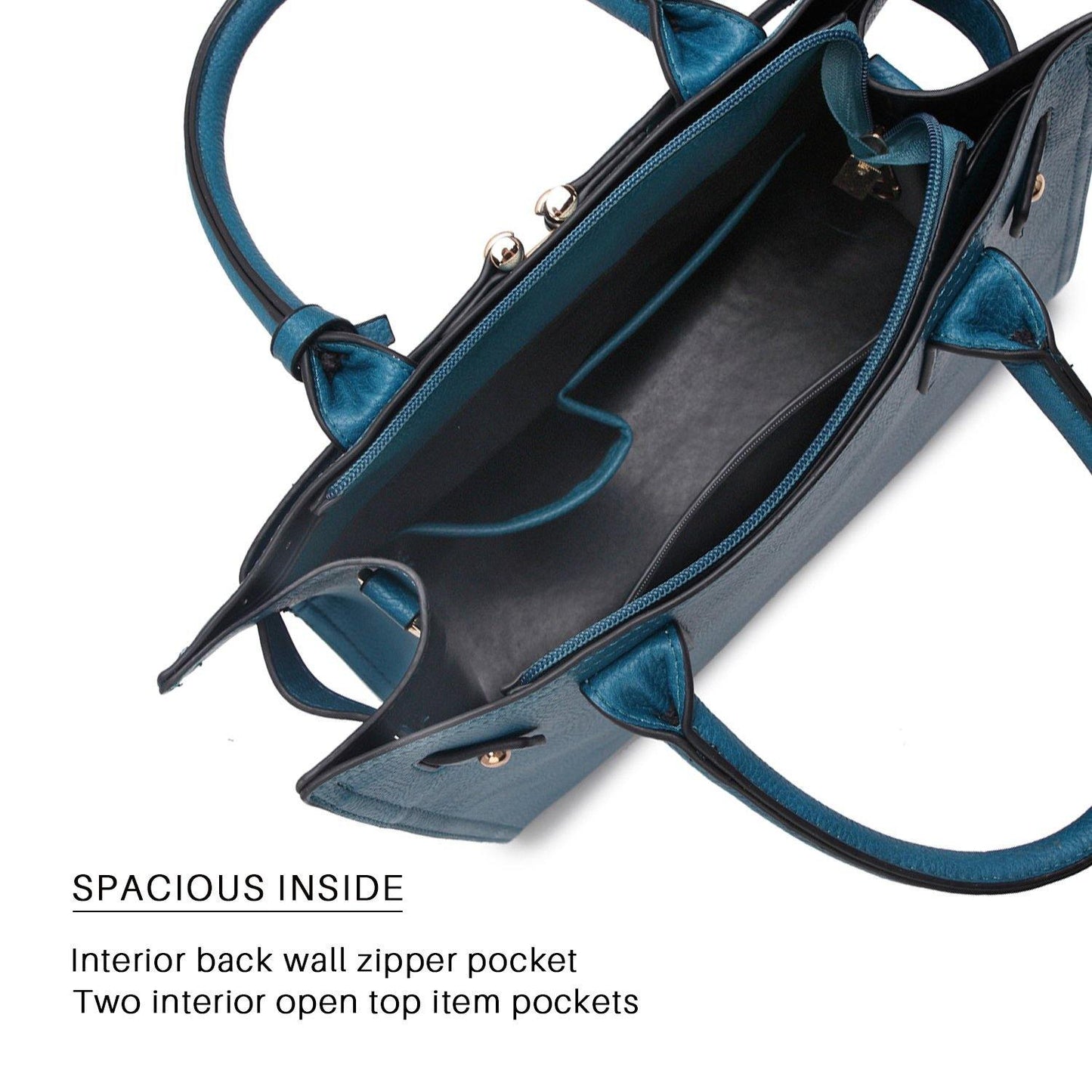 Women Satchel Purses Handbags Belted Top-handle Work Tote Shoulder l Dasein - Dasein Bags