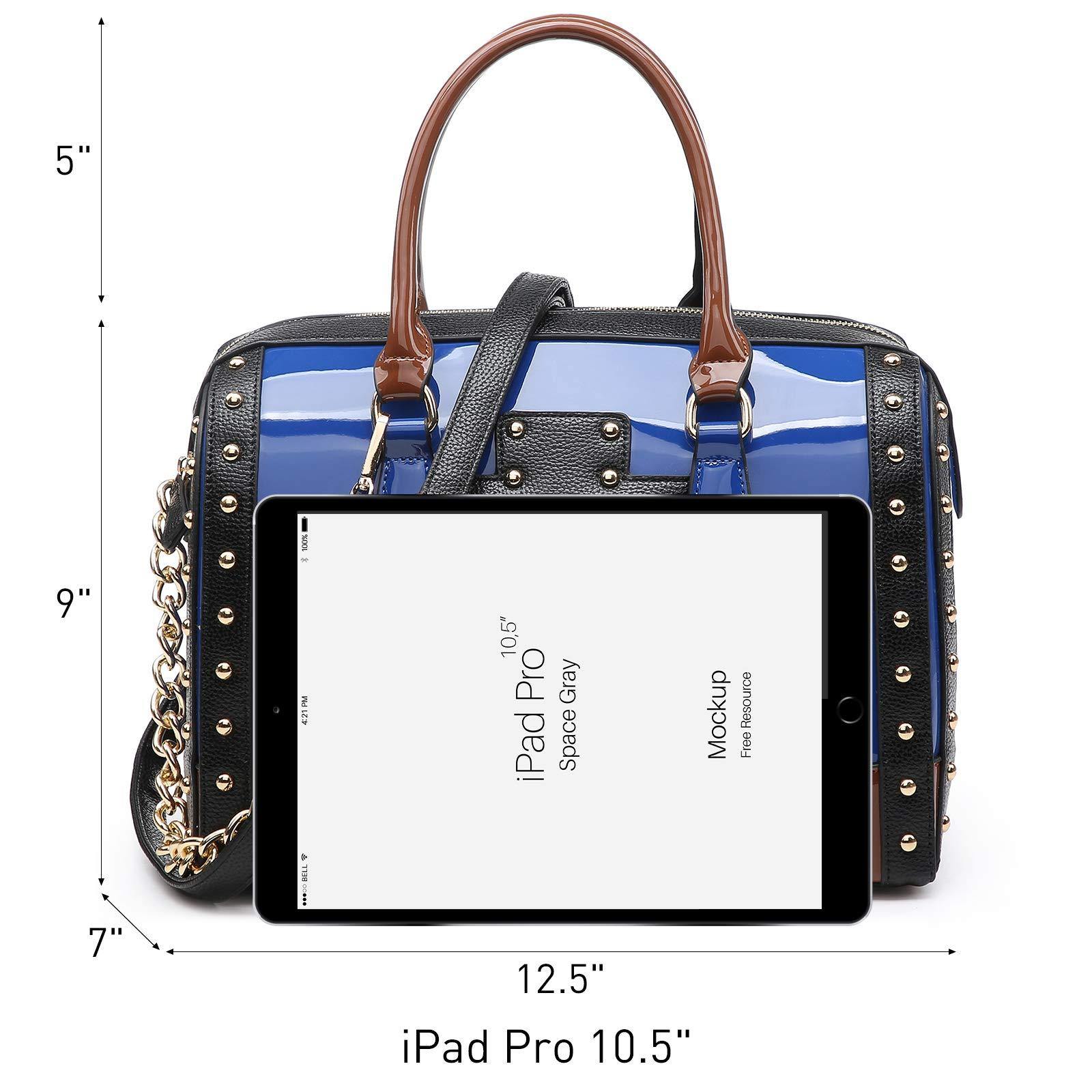 Shiny Patent Handbags Barrel Top Handle Bag for Women l Dasein - Dasein Bags