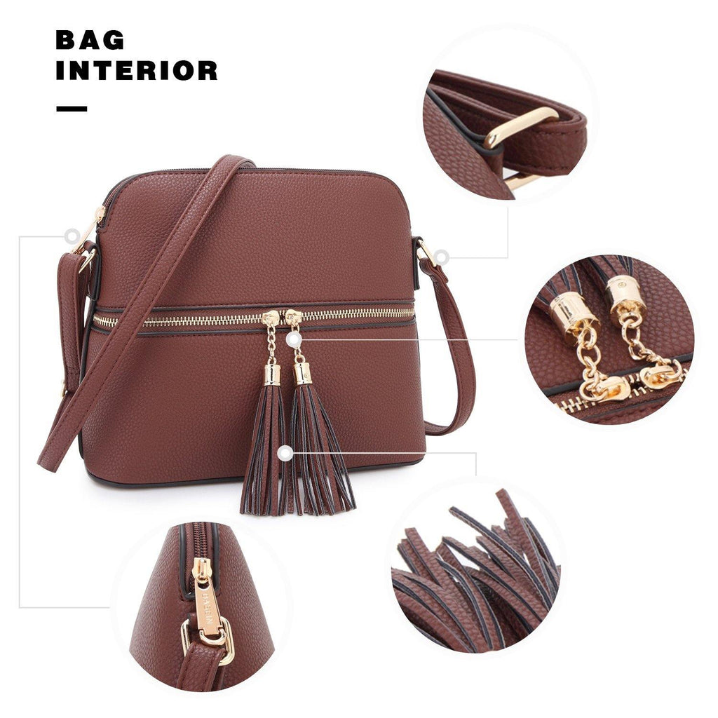 Tassel Crossbody Bag - Dasein Bags