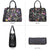 Gold-Tone Hardware Vegan Leather Textured Handbag with Matching Wallet l Dasein - Dasein Bags