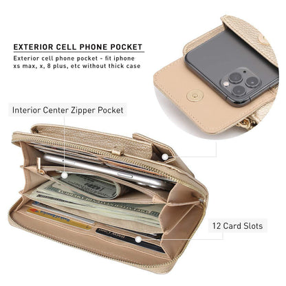 Fashion Small Size Cellphone Wristlet Crossbody Bag - Dasein Bags