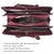 Gold-Tone Hardware Vegan Leather Textured Handbag with Matching Wallet l Dasein - Dasein Bags