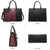 Two-tone 3-in-1 Handbag - Dasein Bags