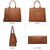 Tassel Weave Two Tone PU Leather Handbag with Matching Wallet l Dasein - Dasein Bags