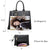 Tassel Weave Two Tone PU Leather Handbag with Matching Wallet l Dasein - Dasein Bags