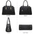 Top Handle Handbag with Matching Wristlet - Dasein Bags