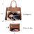 Tassel Weave Two Tone PU Leather Handbag with Matching Wallet l Dasein - Dasein Bags