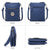 Small Size Emblem Retro Designer Crossbody Messenger Bag l Dasein - Dasein Bags
