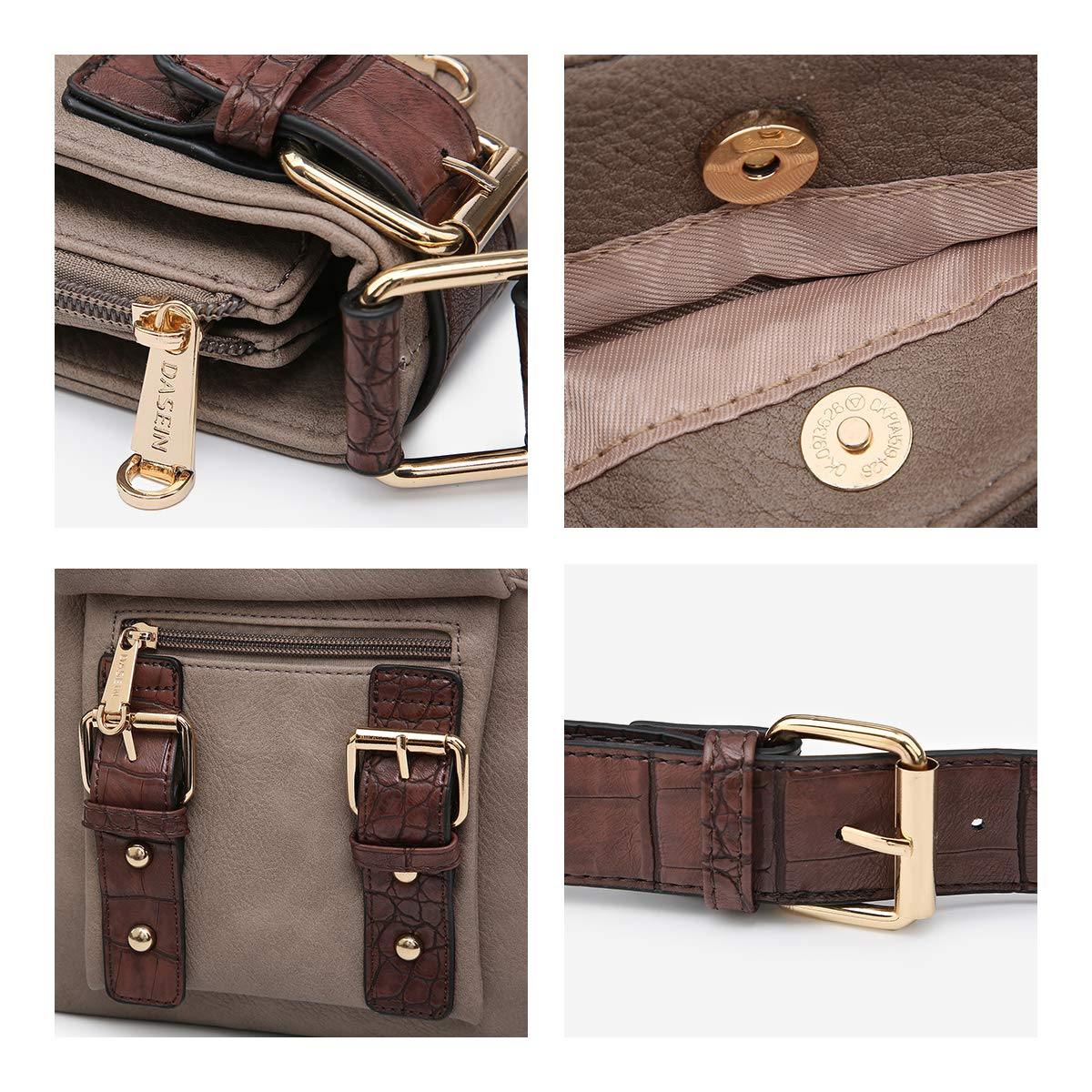 Leather Messenger Crossbody Bag - Dasein Bags