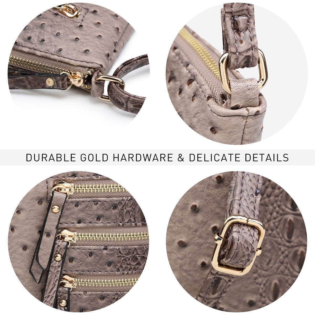 Women Lightweight Functional Multi Pocket Crossbody Bag l Dasein - Dasein Bags