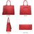 Tassel Weave Two Tone PU Leather Handbag with Matching Wallet l Dasein - Dasein Bags