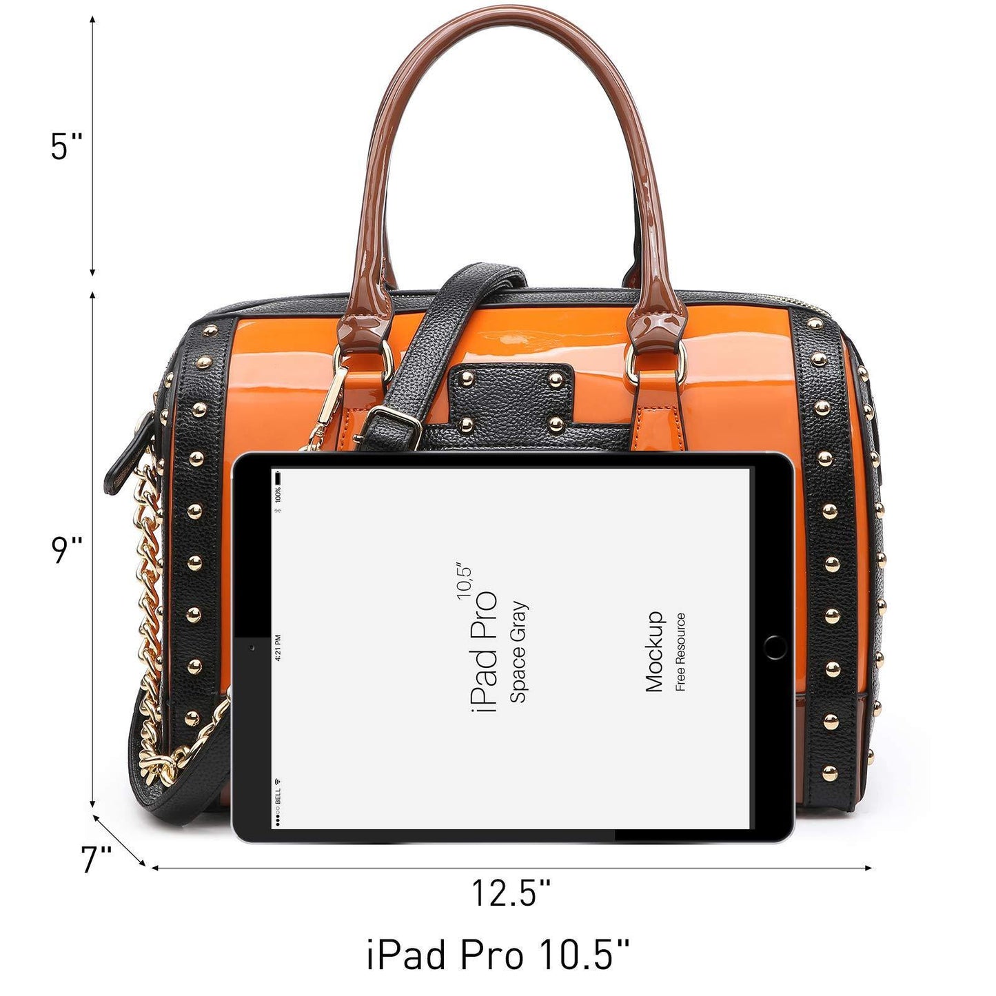 Shiny Patent Handbags Barrel Top Handle Bag for Women l Dasein - Dasein Bags