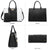 Two-tone 3-in-1 Handbag - Dasein Bags