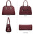 Top Handle Handbag with Matching Wristlet - Dasein Bags