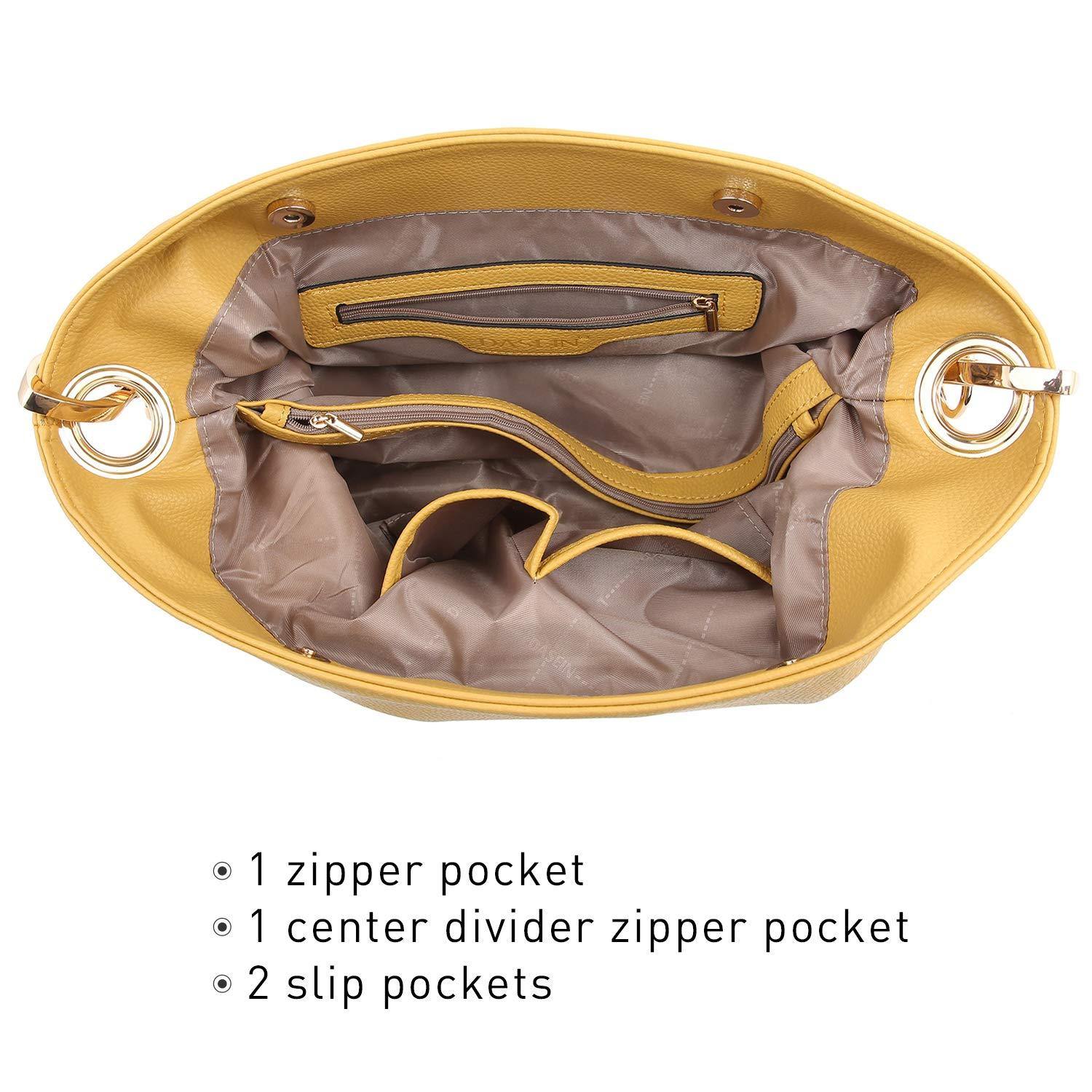 Large Corner Patched Hobo Bag - Dasein Bags