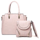 Womens Fashion Handbags Shoulder Bag Top Handle Satchel 3pcs Purse Set
