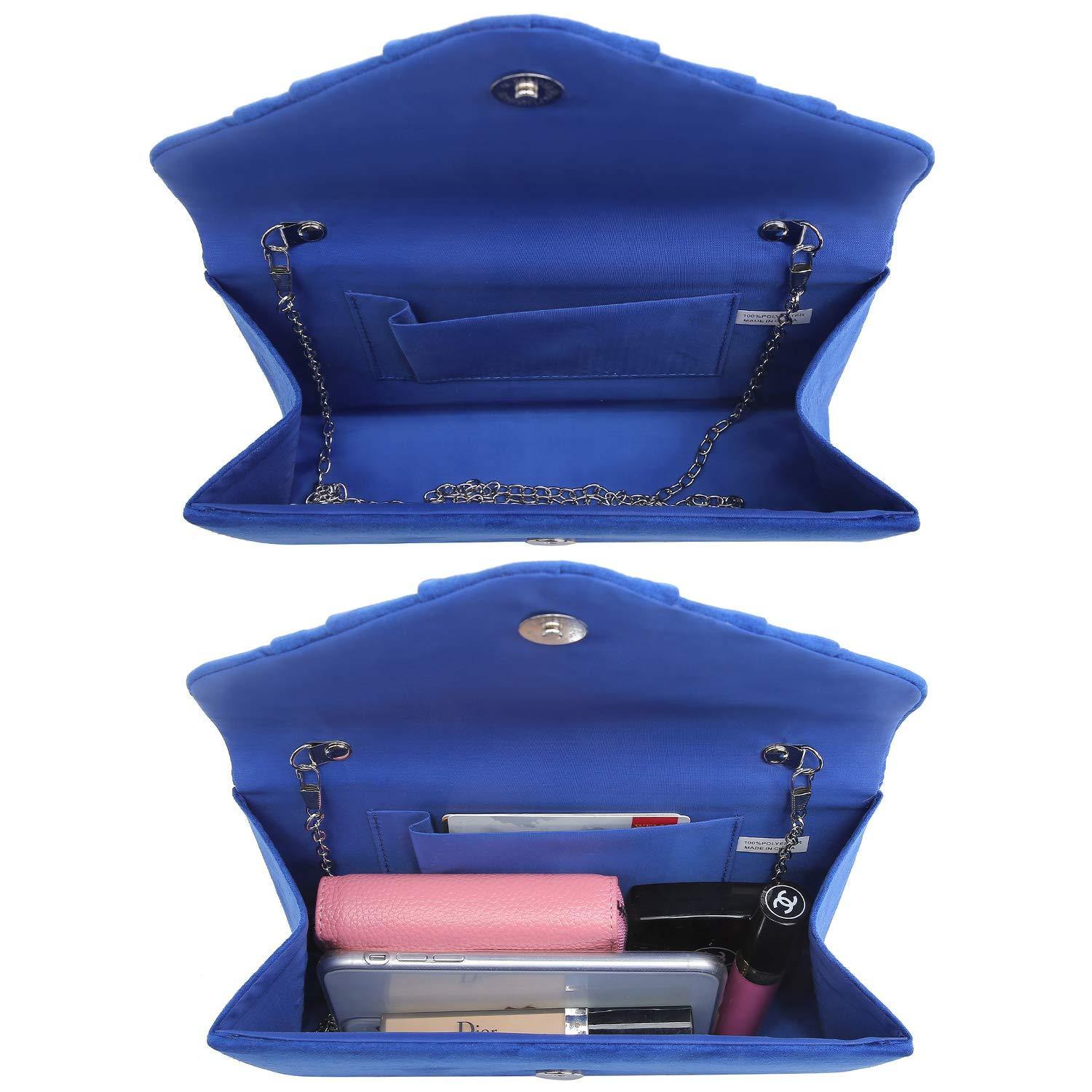 Dasein Women's Evening Bag Pleated Envelope Clutch l Dasein - Dasein Bags