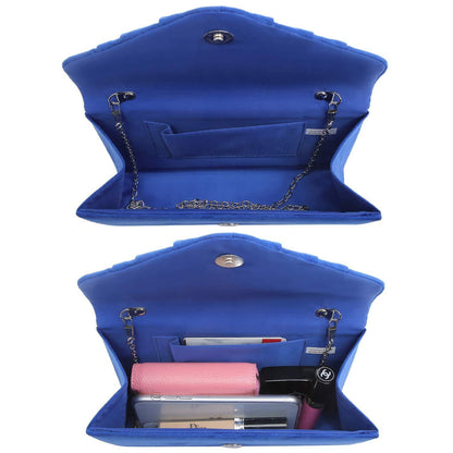 Dasein Women's Evening Bag Pleated Envelope Clutch l Dasein - Dasein Bags