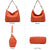 Large Corner Patched Hobo Bag - Dasein Bags