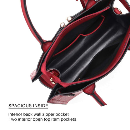 Women Satchel Purses Handbags Belted Top-handle Work Tote Shoulder l Dasein - Dasein Bags