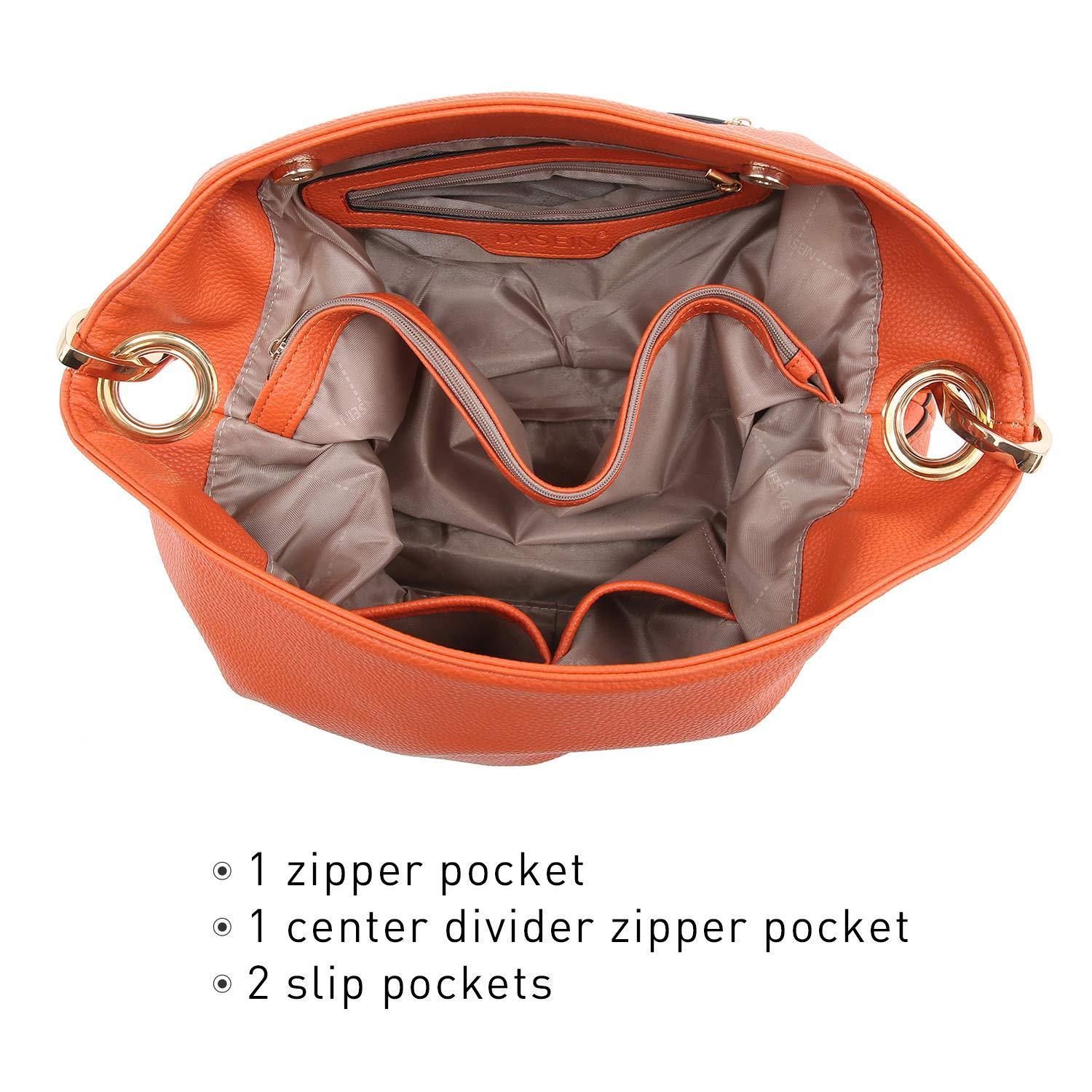 Large Corner Patched Hobo Bag - Dasein Bags