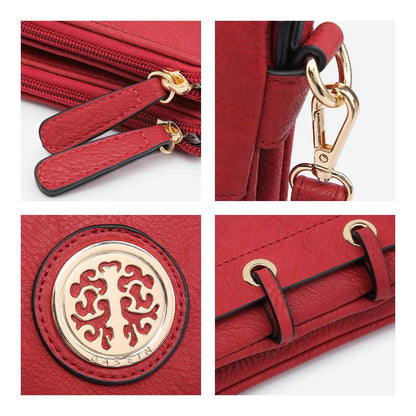 Small Size Emblem Retro Designer Crossbody Messenger Bag l Dasein - Dasein Bags