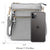 Lightweight Functional Multi Pocket Vegan Leather Shoulder Crossbody Bag l Dasein - Dasein Bags