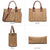 Studded 3-in-1 Top Handle Tote Handbag l Dasein - Dasein Bags
