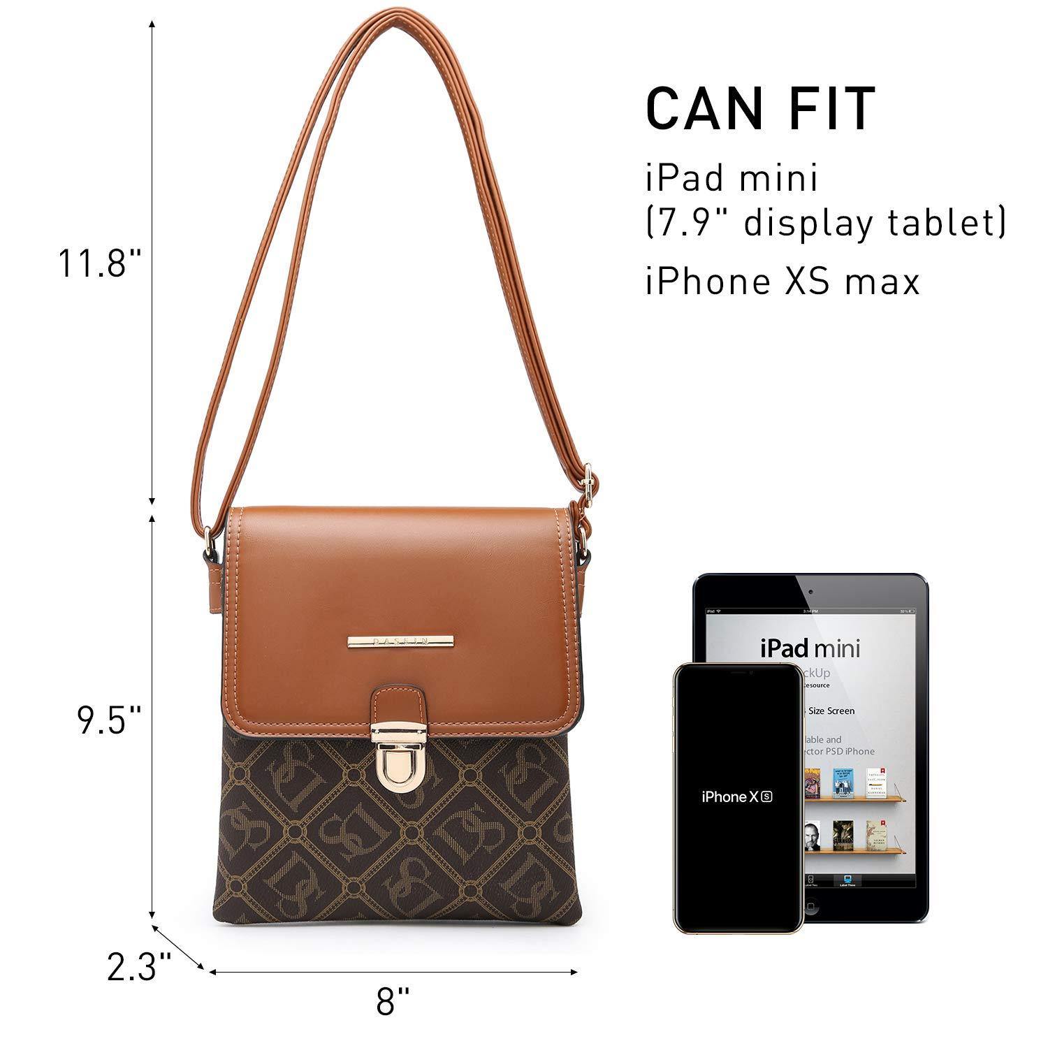 Fashion Monogram Flap Crossbody Bag - Dasein Bags