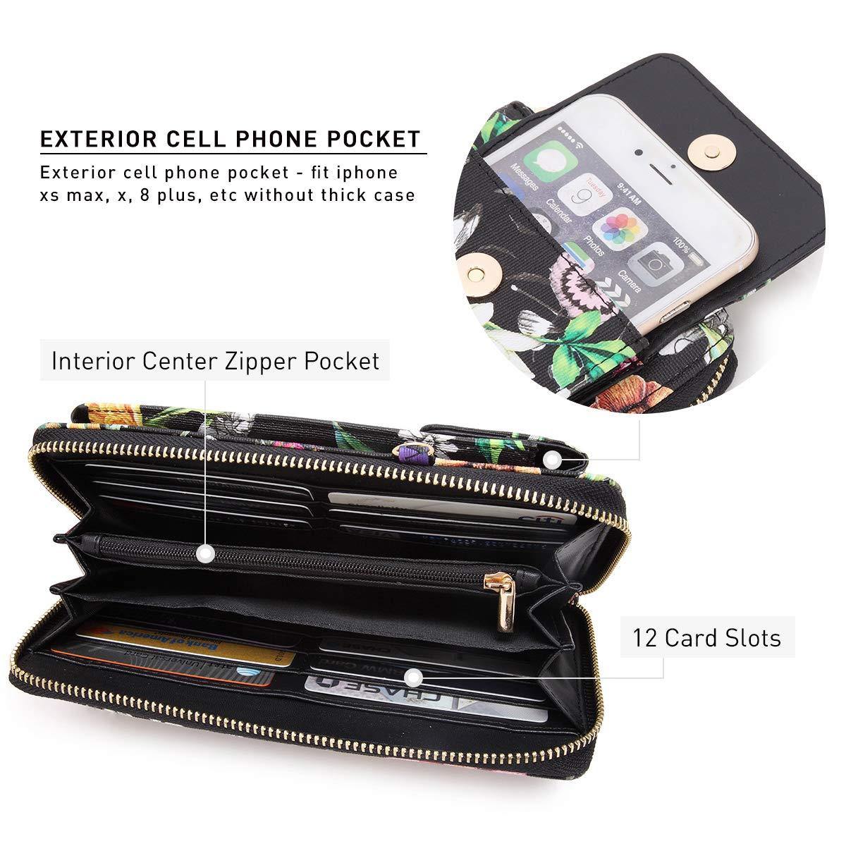 Fashion Small Size Cellphone Wristlet Crossbody Bag - Dasein Bags