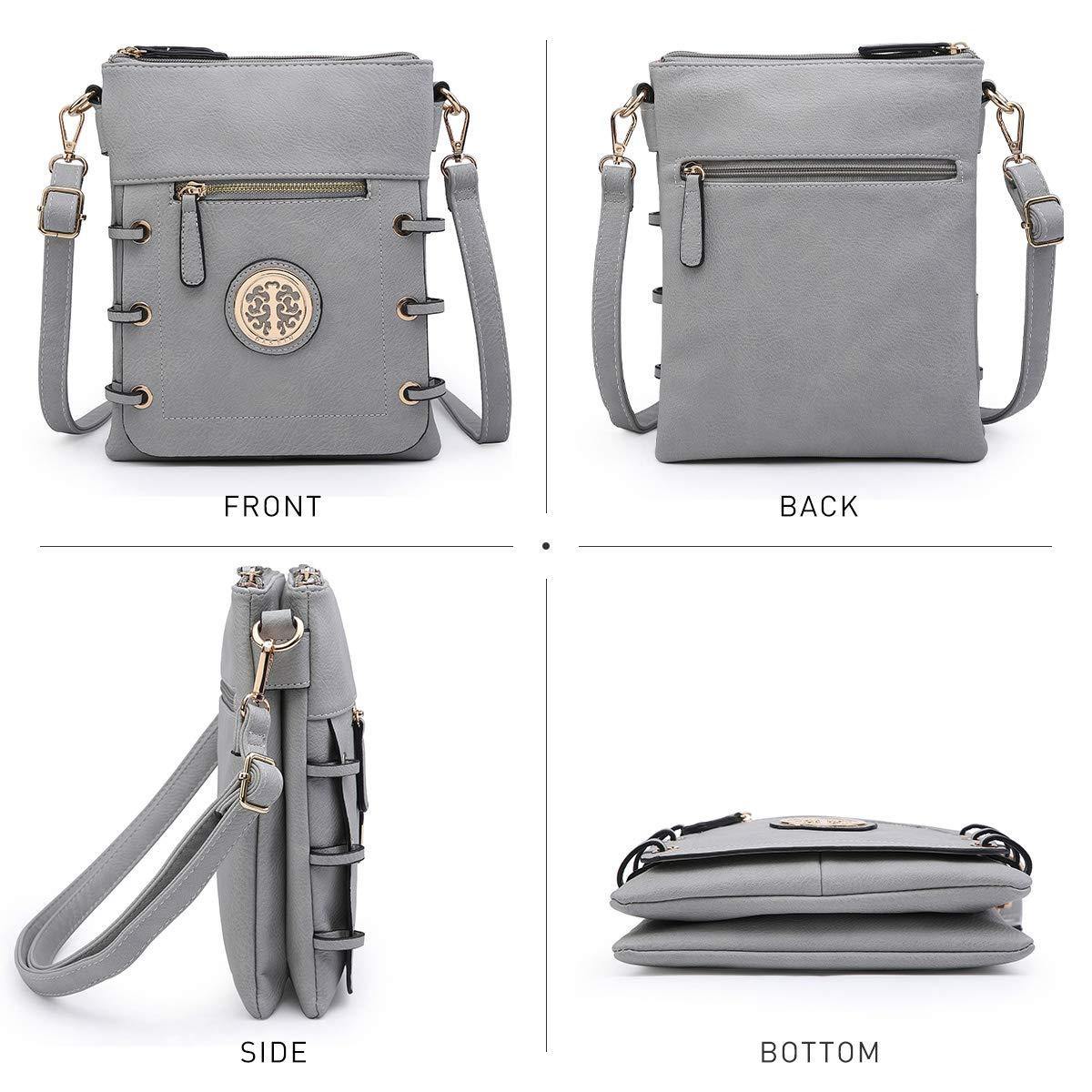 Small Size Emblem Retro Designer Crossbody Messenger Bag l Dasein - Dasein Bags