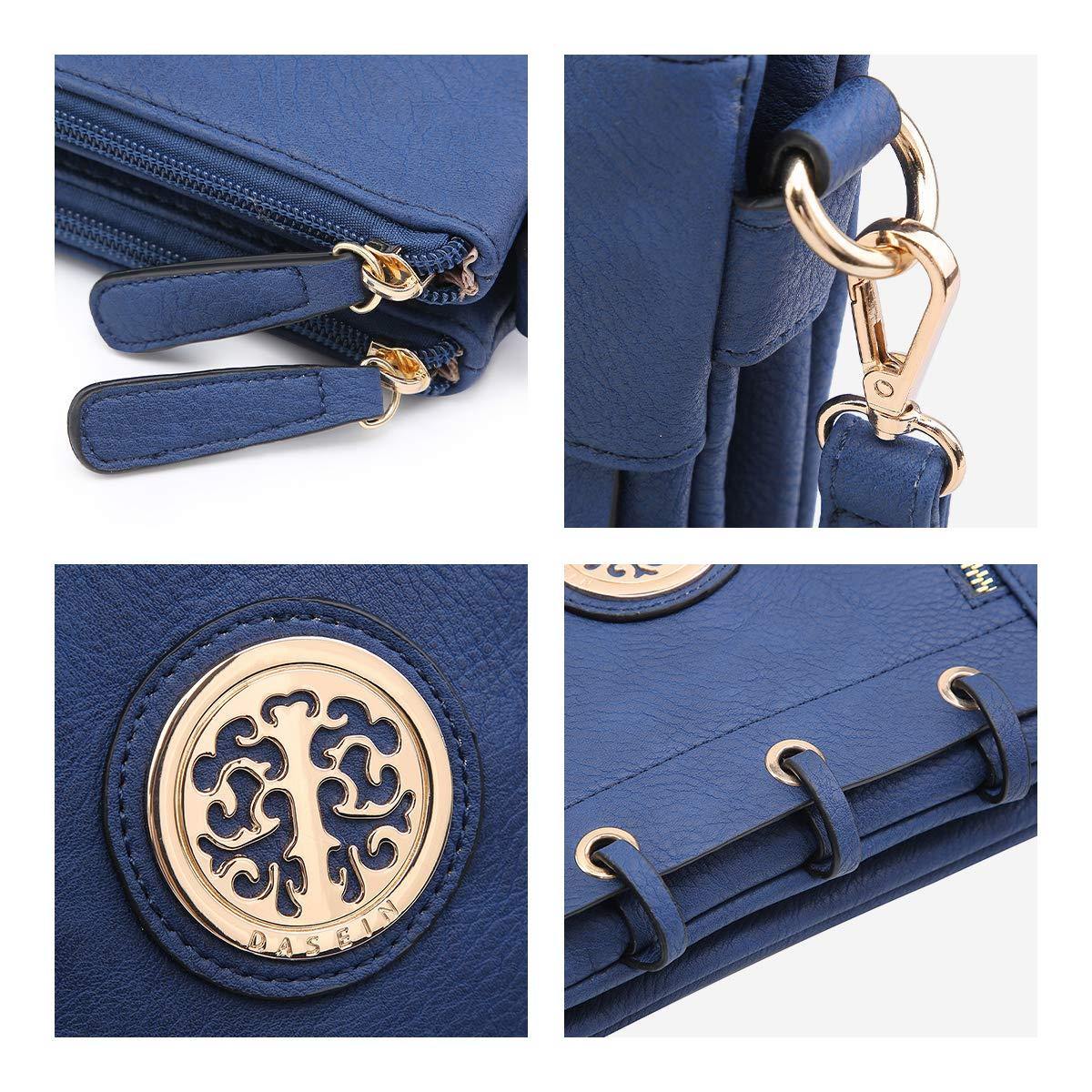 Small Size Emblem Retro Designer Crossbody Messenger Bag l Dasein - Dasein Bags