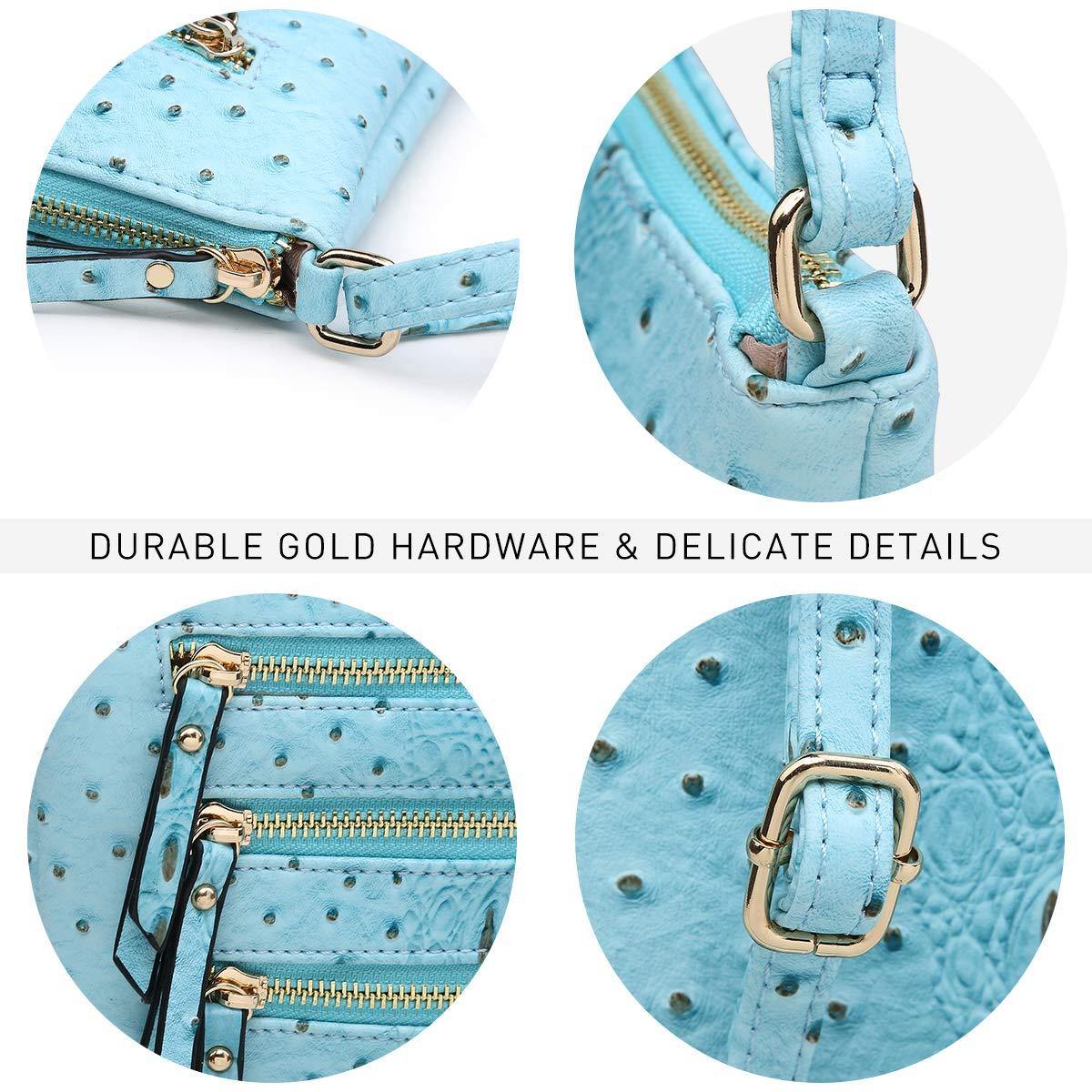 Women Lightweight Functional Multi Pocket Crossbody Bag l Dasein - Dasein Bags
