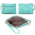 Tassel Weave Two Tone PU Leather Handbag with Matching Wallet l Dasein - Dasein Bags