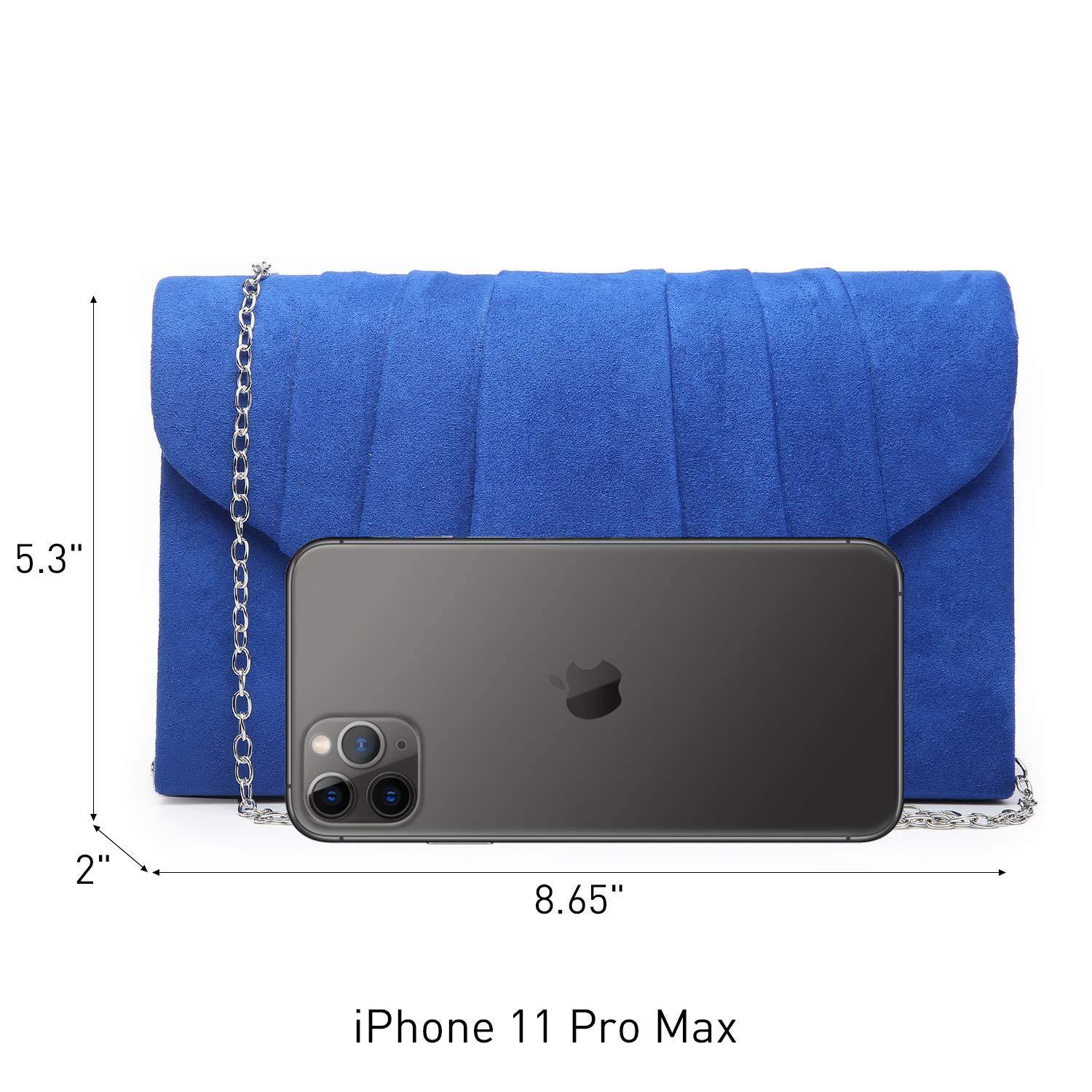 Dasein Women's Evening Bag Pleated Envelope Clutch l Dasein - Dasein Bags