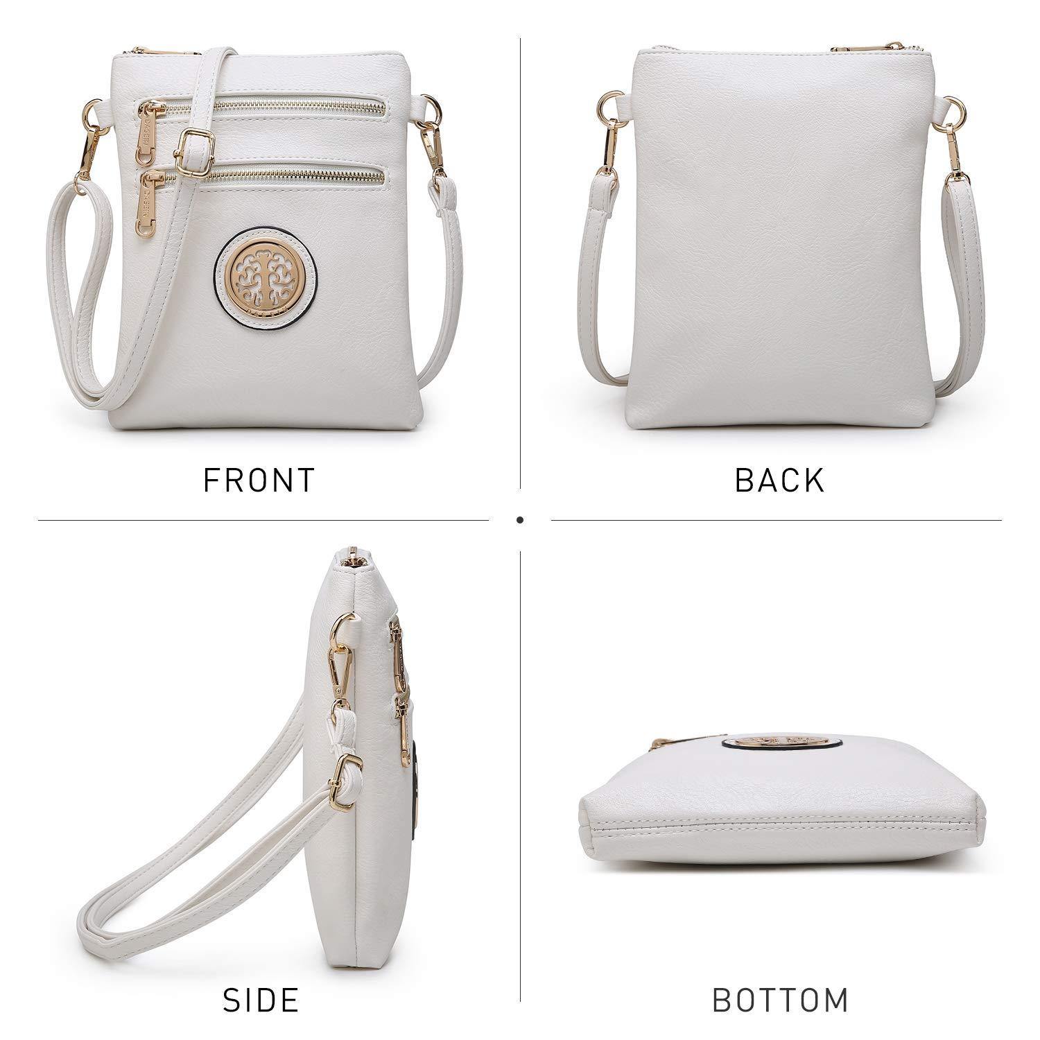 Women PU Leather Lightweight Crossbody Bag with Multi Pockets l Dasein - Dasein Bags