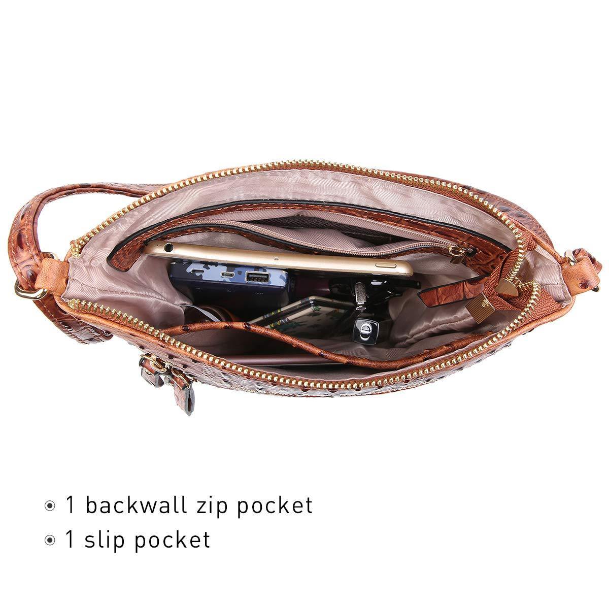Women Lightweight Functional Multi Pocket Crossbody Bag l Dasein - Dasein Bags