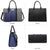 Two-tone 3-in-1 Handbag - Dasein Bags