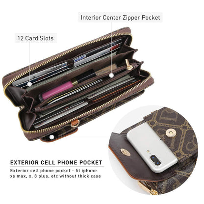 Fashion Small Size Cellphone Wristlet Crossbody Bag - Dasein Bags