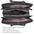 Gold-Tone Hardware Vegan Leather Textured Handbag with Matching Wallet l Dasein - Dasein Bags