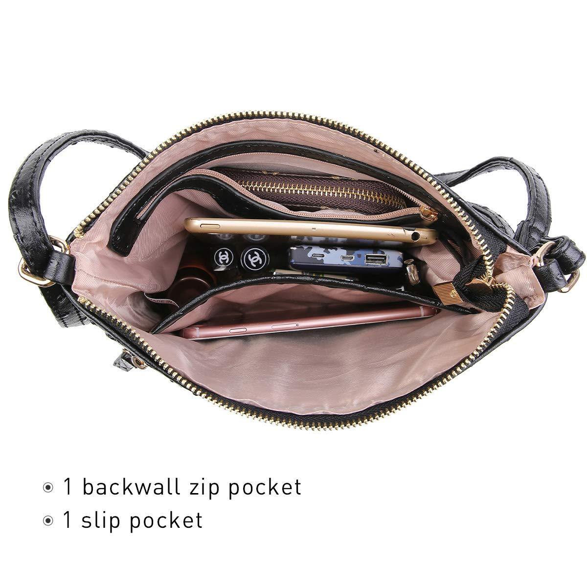 Women Lightweight Functional Multi Pocket Crossbody Bag l Dasein - Dasein Bags